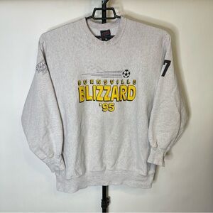 Vintage Soffe Fleece Burnsville Blizzard 1995 Sweatshirt Size XL Women’s